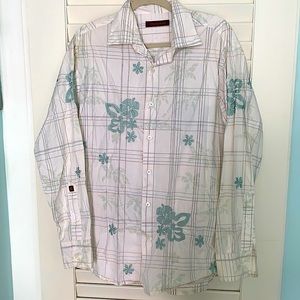 Tori Richard Long Sleeve Hawaiian Dress Shirt